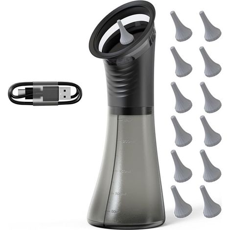 Nettoyage Oreille Electrique, 2 IN 1 Douchette Nettoyeur Oreille éTanche IPX67 2000 Mah, écran LED 3 Modes de Nettoyage et 11 Embouts Auriculaires pour Adultes, Enfants (1/5)