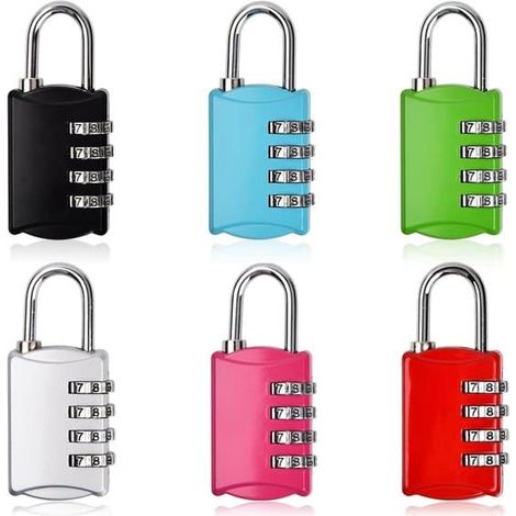 Pièces détachées - Cadenas à combinaison 4 chiffres - Petit cadenas - Serrure à combinaison - Avec serrure à combinaison - Coffre-fort - Portes de cave - Portes de jardin - Garage