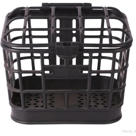 Panier avant électrique avec couvercle Paniers de vélo Support de guidon détachable Paniers de vélo Panier de vélo pour vélo (1/4)