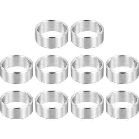 Entretoise en Acier Inoxydable, 12Pcs Entretoise Métallique 10mm ID x 12mm OD x 5mm L Bague à Vis pour 3/8" ou M10 Boulon (1/5)