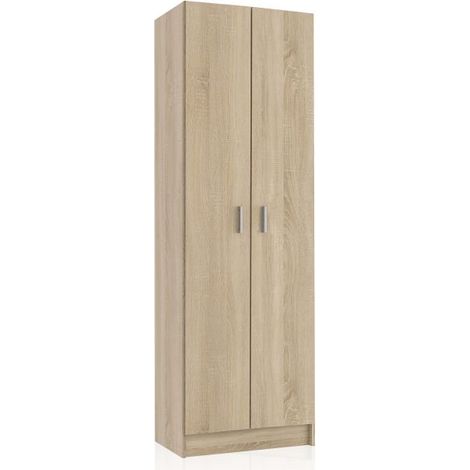 Armario de 2 puertas 60x180 cm Multi Useful Roble Canadian (ancho) x 180cm (alto) (1/5)