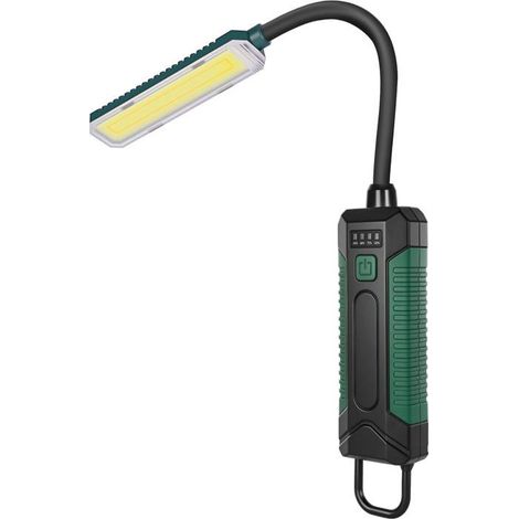 Lampe magnétique rechargeable à 360°, col flexible, perceuse à colonne, établi, machine à coudre DIY, dépannage automobile (1/5)