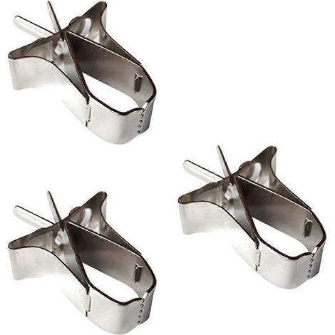 Lot de 3 pinces métalliques pour distributeurs de friandises pour perroquets, compatibles avec les mangeoires à fruits et légumes pour cages à oiseaux. (1/5)