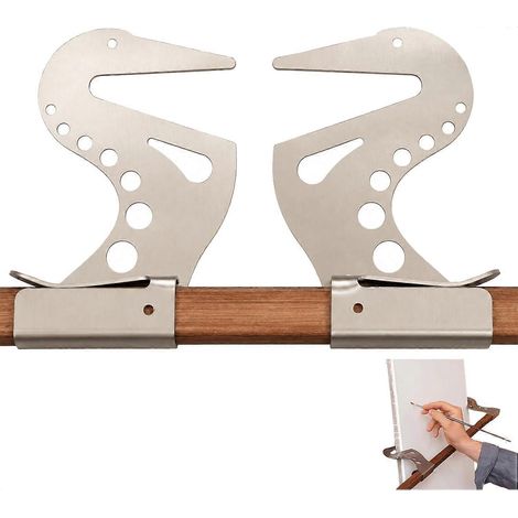 Support de main d'artiste réglable pour chevalet barre de support repose-main stabilisateur de poignet en métal autobloquant (1/5)