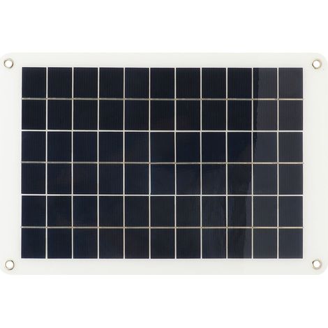 Panneau solaire flexible en silicium polycristallin portable de 15 W, chargeur pour batterie de téléphone portable ou de voiture (1/5)