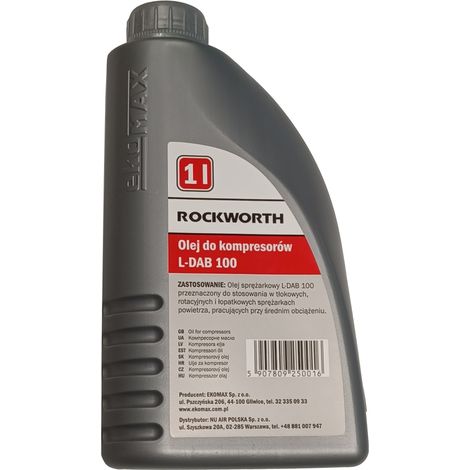 OLEJ DO SPRĘŻAREK TŁOKOWYCH I NARZĘDZI PNEUMATYCZNYCH 1.0L - N/122014PL