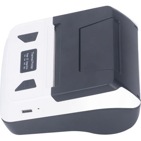 80-mm-Bluetooth-Funkthermodrucker für Tickets und Quittungen, weiß, Windows-kompatibel. (1/5)