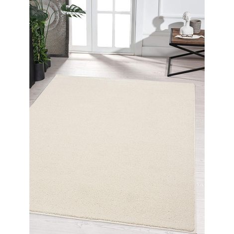 Marley tapis salon design doux facile entretien crème, 60 x 110 (1/4)