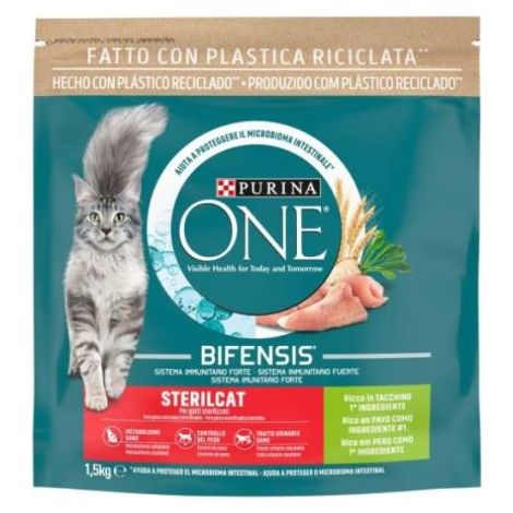 PURINA ONE STERILCAT 1.5K G TACCHINO PER GATTI (1/2)