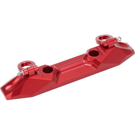 Pare-chocs avant en aluminium 1/10 pour TRAXXAS E-REVO 2.0, résistant à la corrosion, avec crochet en U (1/5)