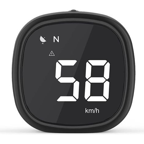 M30 Universelles Auto-GPS-HUD-Geschwindigkeitsmesser 2,5" digitales Head-Up-Display (km/h/mph), mit Müdigkeitswarnung, Geschwindigkeitswarnung, Kompass, für alle Fahrzeuge, DC 5V-24V
