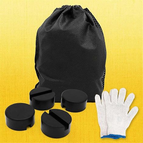 4 patins de cric à soudure par pincement, adaptateur de patin de cric de sol pour mini-cric (1/5)