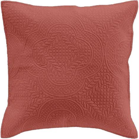 Housse de Coussin "Romane" 40x40cm Terracotta