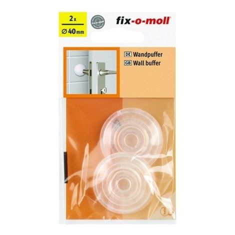Fix-o-moll Türstopper Wand 40 mm weiß - Fix-o-moll