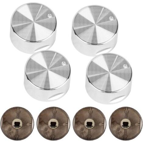 Commande de Réchaud à Gaz, 8PCS Bouton de Cuisinière, Boutons de Réglage Universels, pour Four, Cuisinière et Plaques Chauffantes (1/4)