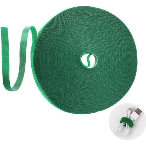 Garden Plant Ties - 25M - Adjustable - Green