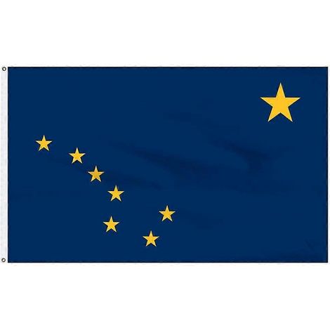 Drapeau de l'Alaska (90 x 150 cm) pour la décoration (1/5)