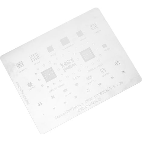 Pochoir de rebillage d'étain pour téléphone, processus de demi-gravure, gabarit de rebillage d'étain pour processeur, pour Samsung série A53 (1/5)