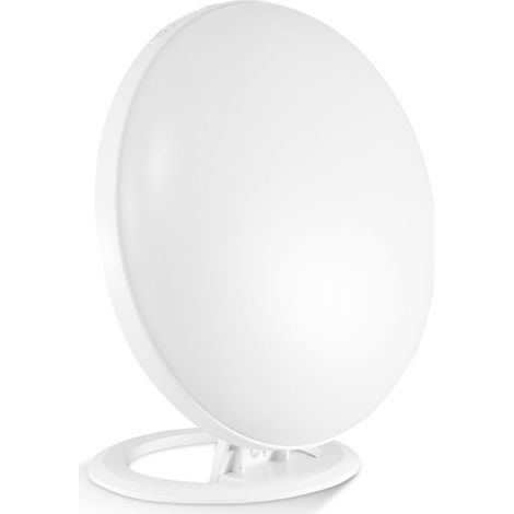 Lampe de Luminothérapie 10000 Lux LED sans UV, Lampe de Jour avec Variateur Continu et 3 Températures de Couleur, Lampe Lumière du Jour Plein Spectre pour Maison, Bureau, Bureau à Domicile [Classe éne
