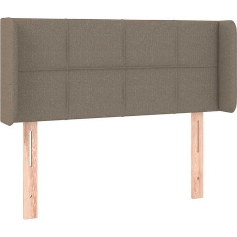 Maison Exclusive - Cabecero de tela gris taupe 83x16x78/88 cm (1/5)