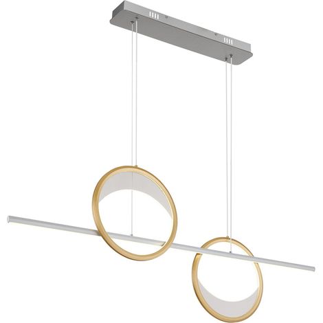 Esszimmerlampe Pendelleuchte Fernbedienung Hängelampe LED Dimmbar Gold Timer (1/5)