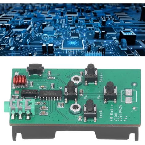 Module radio FM, 88-108 MHz, reçoit les fréquences radio tension d'alimentation numérique miniature : 3 V. (1/5)
