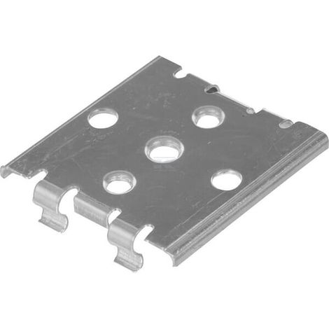 Rittal Piastra di montaggio per guide Rack 14x10x7cm (1/2)
