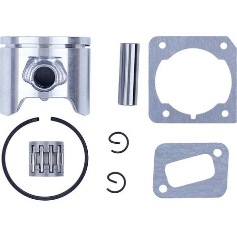 44 mm Piston Anneau Goupille Aiguille Palier Cylindre Silencieux Joint Kit Convient pour Husqvarna 350 351 340 345 CS2150 CS2145 503 89 96-71 (1/5)