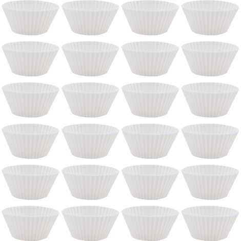 Moule À Muffins Mini - En Silicone Alimentaire - Résistant De -40 À 230 °C - Pour Four Micro-ondes Lave-vaisselle Congélateur - Lot De 12 (1/5)
