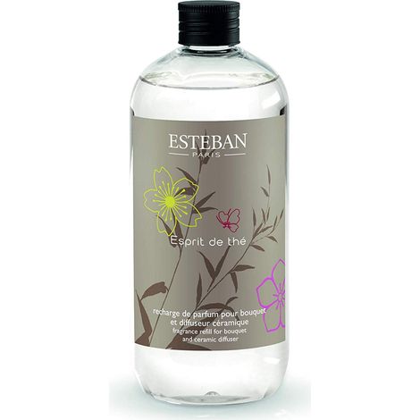 Esteban - Recharge de parfum pour bouquet esprit de thé 500 ml