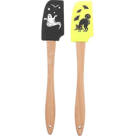 Lot de 2 grattoirs en silicone pour décorations d'Halloween (1/3)