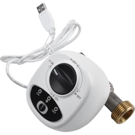 Télécommande d'arrêt de gaz pour vanne d'eau intelligente WiFi, vanne d'eau intelligente WiFi pour minuterie DN15, DN20, DN25 et fonction d'alarme (DN15) (1/5)