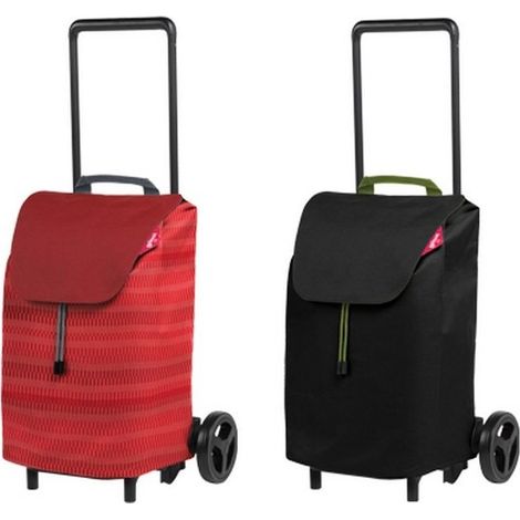 Carrellino Spesa Gimi Easy Trolley per Shopping Compatto con Sacca 40L max 30kg