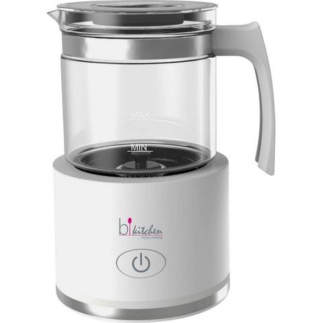 [GEBRAUCHT] B-Ware BiKitchen Milchaufschäumer 250ml 600W Weiß für cremigen Kaffee 454003 (1/2)