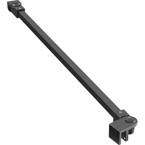 50 cm shower wall bracket with flexible 180° rotating angle, shower stabilising bar for glass thickness of 6 to 10 mm, stainless steel rotating grab bar for (1/5)