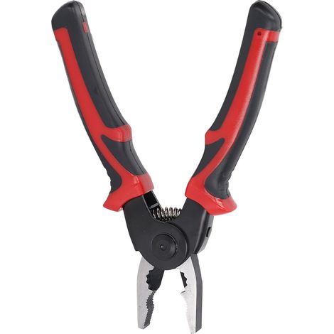 Lot de 5 outils multifonction dénudeur câble pince coupante sertisseuse manche antiglisse acier allié électricien (1/5)