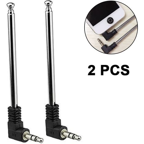 Antenne Fm Télescopique 3,5 Mm Pour Récepteur Radio Portable Compatibilité Avec Teenage Engineering Op-1 Et Appareils Électroniques