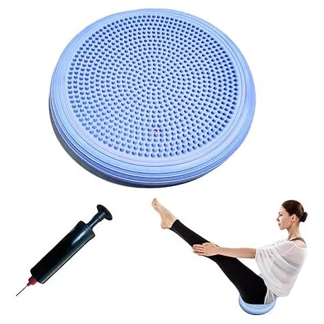 Coussin d'équilibre avec pompe,Diamètre de 34 cm,Core Training,Fitness,Sport Yoga (1/4)