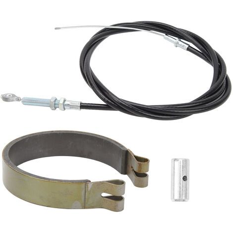 Kit de pasador de banda de freno trasero de 4 pulgadas con cable de acelerador de 1,55 m para Go Kart, Yard Cart, Mini Bike y ATV. (1/5)