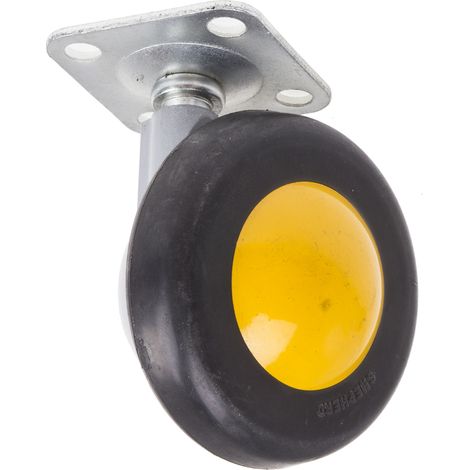 Roulettes industrielles Pivotante RS PRO, Diam 50mm, 50kg ( Prix pour Paquet de 2 )