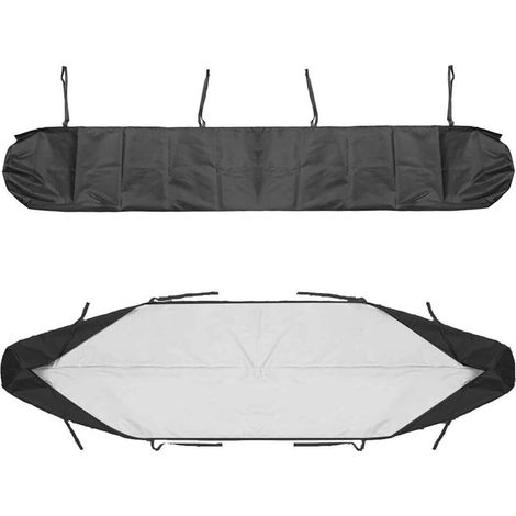 Housse De Protection pour Auvent Extérieur Résistante à La Poussière Et à La Neige pour Auvent De Terrasse Housse De Rangement, Protection Imperméable en Hiver,Noir (1/5)