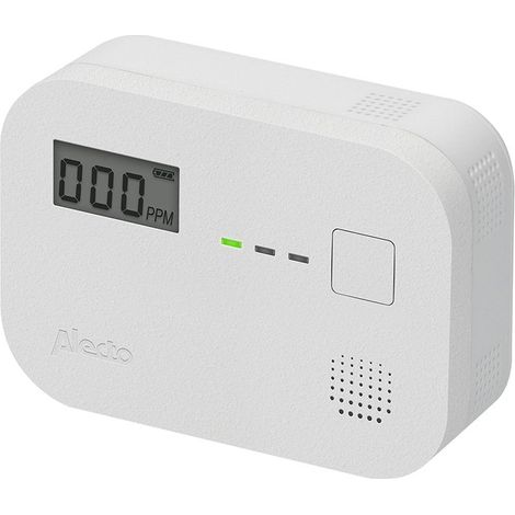 Alecto Kohlenmonoxidalarm mit 10 Jahren Sensorlaufzeit und Display (1/5)
