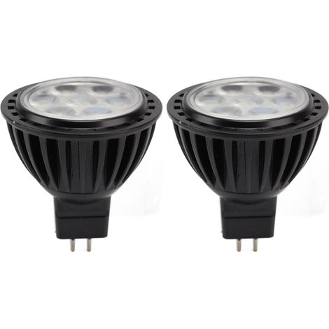 Ortviai Ampoules LED MR16 7 W – 2 pièces, économie d’énergie, blanc froid, 110-240 V, idéales pour éclairage spot (1/5)