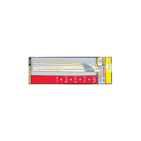 Set runder Ölpinsel, 5-teilig - K0280100005