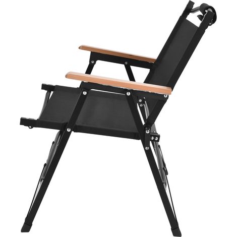 Chaise pliante ergonomique, capacité de charge de 120 kg, chaise d'extérieur portable et confortable pour les barbecues, le camping et la pêche. (1/5)