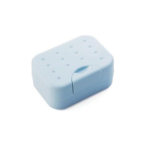 lot De 4 (2 Bleus + 2 Blancs) Porte-savon De Voyage, Porte-savon Avec Couvercle, Porte-savon Avec Couvercle, Porte-savon En Plastique, Porte-savo (1/5)