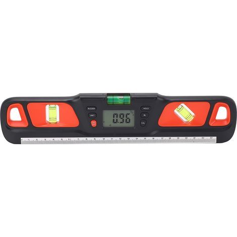 Multifunctional digital level with LCD screen, high precision, protractor and inclinometer, red angle indicator (1/5)