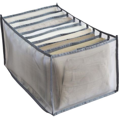 Armoire pliable Vêtements Tiroir Organisateur Polyvalent Grande Capacité Compartiment Rangement (1/4)