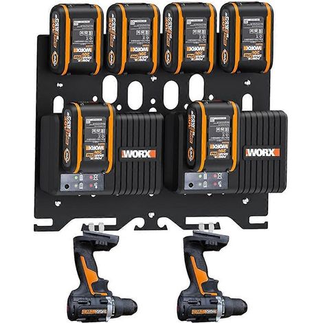 Multifunktionale Wandhalterung für Wickers 20V-Akkuladegerät