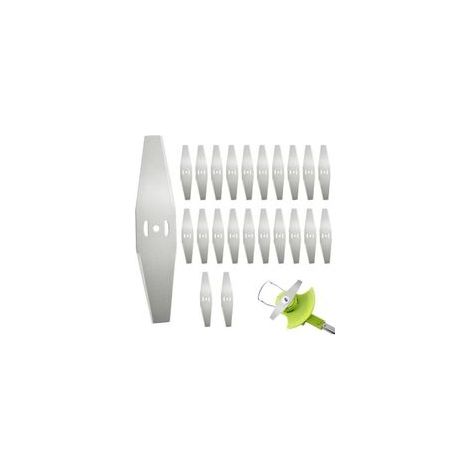 22 PCS Lames Métal pour Coupe-Bordure – Lames de Rechange Durables pour Débroussailleuse 24V, Accessoires Robustes pour Coupe-Bordure